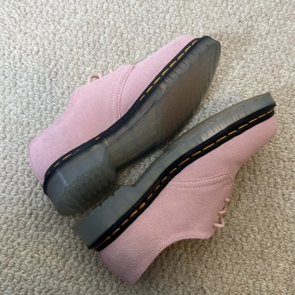 Dr. Martens 1461 Iced Suede Oxford shoes pink ice sole Sz37 US6 - Picture 7 of 12